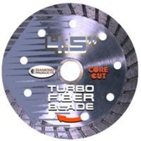 DIAMOND PRODUCTS BLADE CEMENT TURBO FIBER 4.5IN 1078